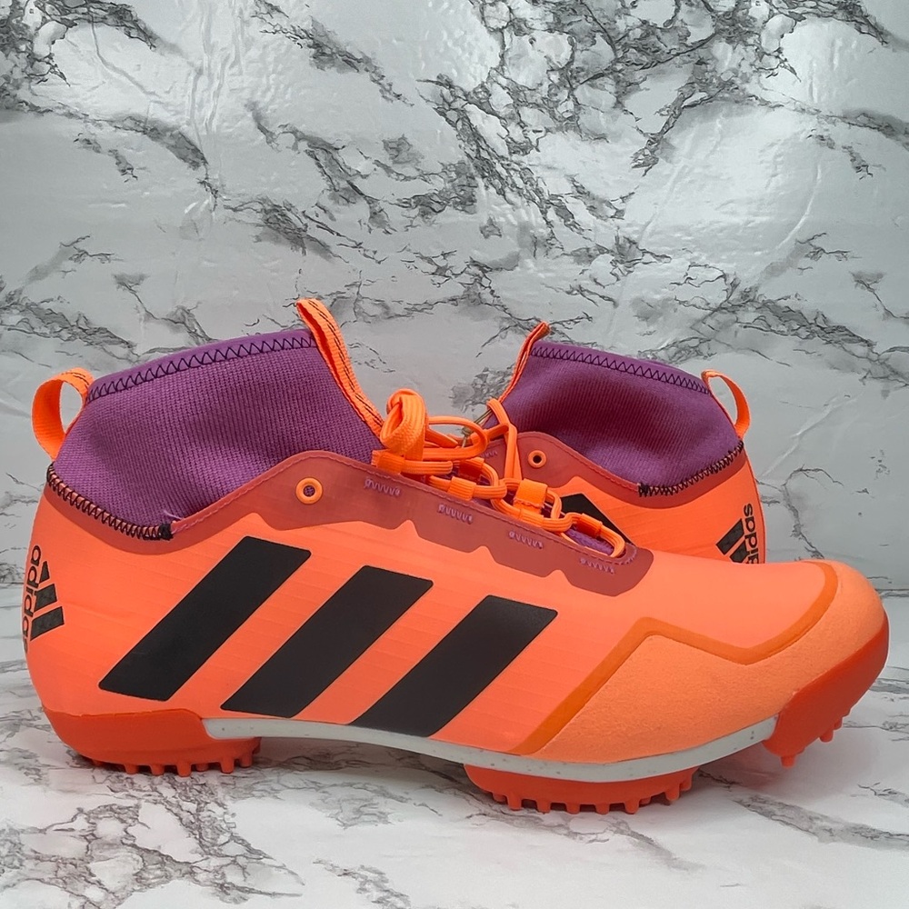 NEW adidas The Gravel Cycling Shoe Orange Purple Men's Size 10.5 GX1665